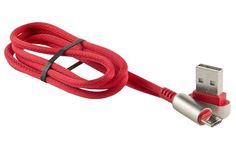 Кабель интерфейсный Red Line Loop USB-Micro USB УТ000016354 красный