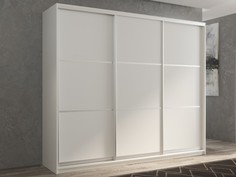 Шкафы Шкаф РВ-Мебель купе 3-х дверный Кааппи 4 180х45 см (Белый бриллиант)