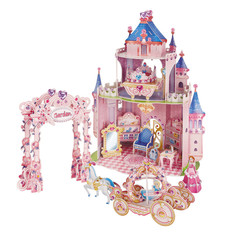 Rezark Сборные модели Кукольные домики Сказочный замок
