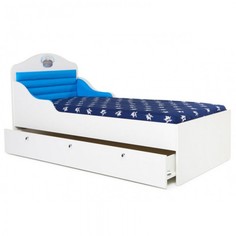 Кровати для подростков Подростковая кровать ABC-King корабль без ящика и носа 160x90 см
