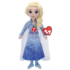 Мягкие игрушки Мягкая игрушка TY со звуком Эльза принцесса Холодное сердце 2 30 см
