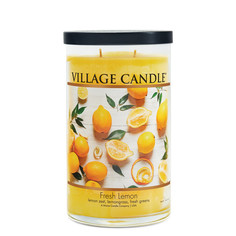 Декорирование Village Candle Ароматическая свеча Лимонный Фреш стакан, большая