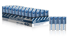 Батарейки, удлинители и переходники Ergolux Батарейка Alkaline LR6 BOX40