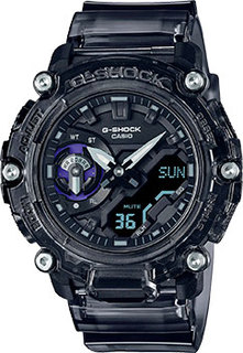 Японские наручные мужские часы Casio GA-2200SKL-8A. Коллекция G-Shock
