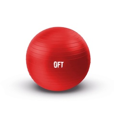Мяч для фитнеса ORIGINAL FITTOOLS Гимнастический мяч с насосом Red
