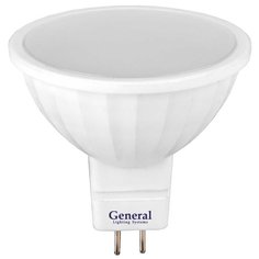 Лампа светодиодная GU5.3, 15 Вт, 230 В, 6500 К, свет холодный белый, General Electric, GLDEN-MR16
