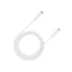 Кабель интерфейсный Canyon UC-44 CNS-USBC44W USB-C - USB-C, 240W, 1m, white