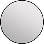 Зеркало Cersanit ECLIPSE smart 90x90 с подсветкой круглое в черной рамке 64148