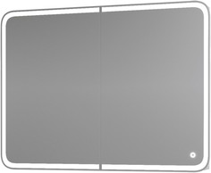 Зеркальный шкаф 90x80 см белый глянец Grossman Адель 209004