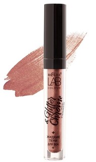 Lab colour тени жидкие для век glitter&amp;chrome 07 berry midnight 2,6мл Белита