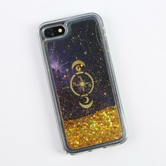 Чехол для телефона iphone 7,8 с блёстками внутри stars, 6.8 × 14 см Like me