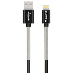 Кабель USB Lightning Krutoff Spring (1m) черный