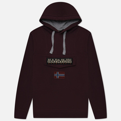 Мужская толстовка Napapijri Burgee Winter Hoodie, цвет бордовый