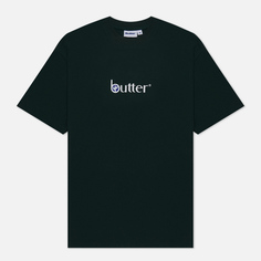 Мужская футболка Butter Goods Leaf Classic Logo, цвет зелёный, размер M