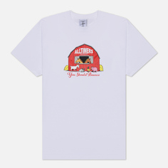 Мужская футболка Alltimers Barn It, цвет белый, размер M