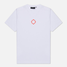 Мужская футболка MA.Strum Compass Print, цвет белый, размер L