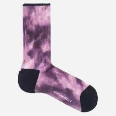 Носки Gramicci Tie-Dye Print Crew, цвет фиолетовый, размер 43-46 EU