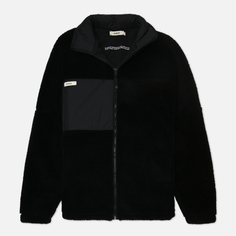 Женская флисовая куртка PANGAIA Archive Fleece Zipped, цвет чёрный, размер XL
