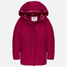 Женская куртка парка Woolrich Arctic Ramar Cloth, цвет бордовый, размер M