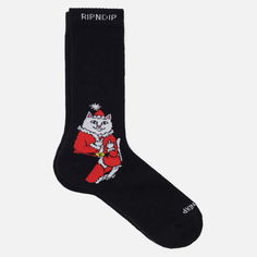 Носки RIPNDIP Lord Santa, цвет чёрный, размер 40-46 EU