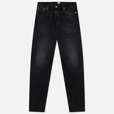 Мужские джинсы Edwin Regular Tapered Kaihara Right Hand Black Denim 13 Oz, цвет чёрный, размер 32/32