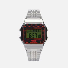 Наручные часы Timex x Space Invaders T80, цвет серебряный