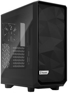 Корпус ATX Fractal Design Meshify 2 Compact Lite FD-C-MEL2C-03 черный, без БП, боковая панель из закаленного стекла, 2*USB 3.0, audio