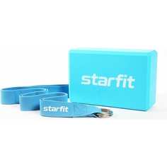 Блок и ремень для йоги Starfit