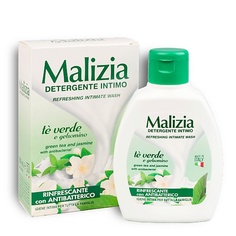 MALIZIA Гель для интимной гигиены GREEN TEA & JASMINE 200