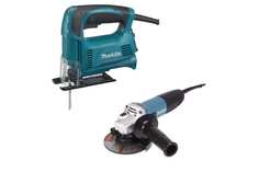 Набор Makita DK0122: лобзик 4326 + угловая шлифмашина GA5030