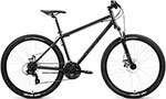 Велосипед Forward SPORTING 29 2.0 D 29 8 ск. рост. 17 2023 черный/темно-серый RB3R9813FXBKDGY