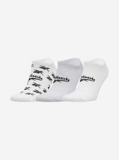 Носки Reebok Classics Invisible, 3 пары, Белый