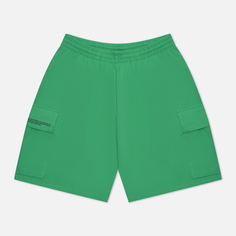 Мужские шорты PANGAIA Recycled Cotton Cargo, цвет зелёный