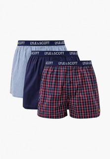 Трусы 3 шт. Lyle & Scott LENNY 3 Pack Mixed Woven Boxers