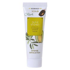 Olive Stones Scrub Эксфолиант для лица из оливковых косточек Korres