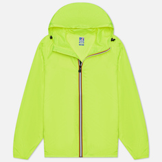 Мужская куртка ветровка K-Way Le Vrai 3.0 Claude, цвет зелёный, размер XL