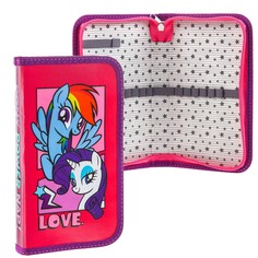 Пенал каркасный, 1 секция, 115х205х30 мм, ламинированный картон, my little pony Hasbro