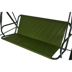 Усиленное тканевое сиденье для садовых качелей 170x52/49 см, оксфорд 600, олива NO Brand