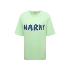 Хлопковая футболка Marni