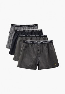 Трусы 3 шт. Lyle & Scott LENNY 3 Pack Mixed Woven Boxers