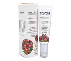 Косметика для мамы Ecolatier Organic Wild Rose Ночная крем-маска для лица 50 мл