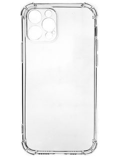 Клип-кейс PERO силикон для Apple iPhone 12 Pro прозрачный усиленный ПЕРО