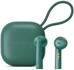 Наушники беспроводные Omthing AirFree Pods EO005-Green зеленые, BT, 32 Ом, IPX4