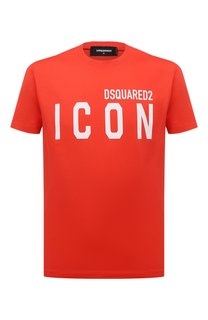 Хлопковая футболка Icon Dsquared2