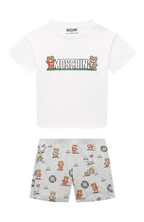 Комплект из футболки и шорт Moschino