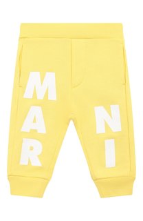 Хлопковые джоггеры Marni