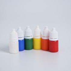 Краска для рисования эбру, набор 6 цветов по 6 мл NO Brand