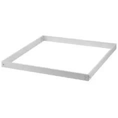 Рамка для накладного монтажа ультратонких светодиодных панелей 595х595 мм, цвет белый ERA