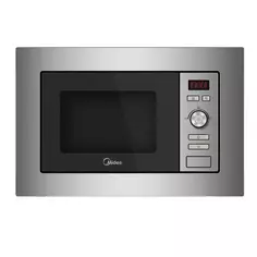 Микроволновая печь Midea AG820BJU-SS встраиваемая 20 л 34.4x59.5x38.8 см цвет нержавеющая сталь