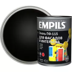 Эмаль ПФ-115 Empils PL глянцевая цвет чёрная 0.9 кг Эмпилс
